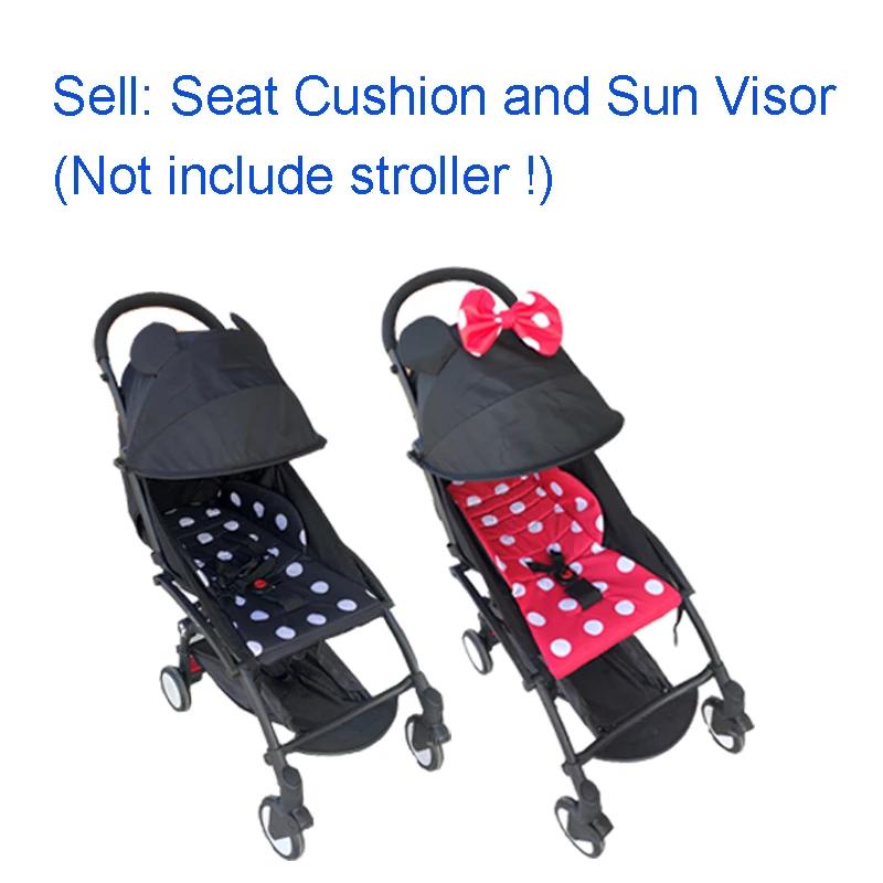 Accessoires poussette Babyzen Yoyo - Capot pare-soleil et matelas coussin siège pour Yoyo2 Yoya 175°
