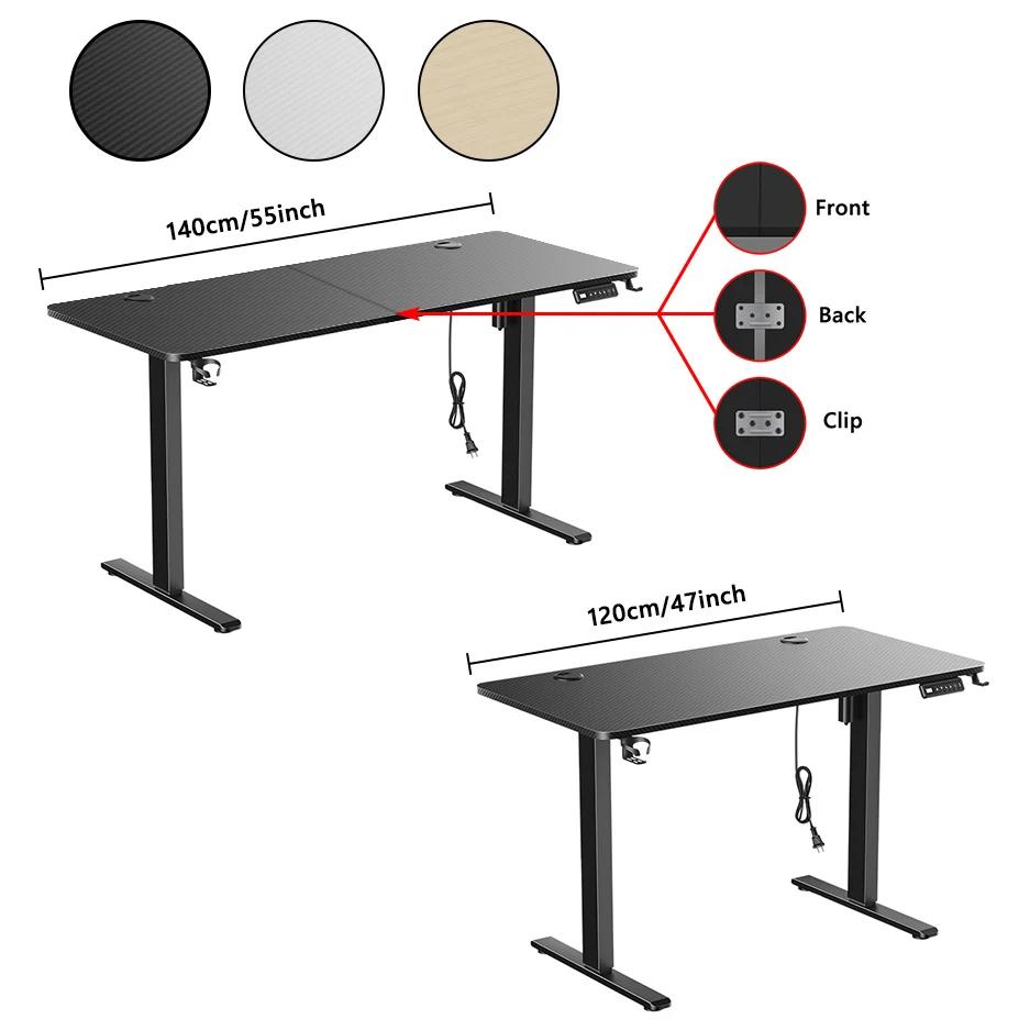 Bureau debout électrique intelligent pour ordinateur portable, bureau à hauteur réglable, table élév