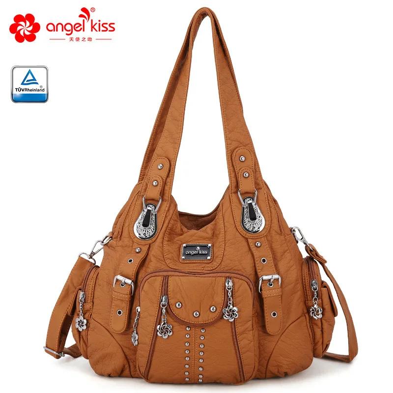 Femmes mode sacs à main femmes sacs à bandoulière en cuir PU sac à main femme sacoche grande capacit