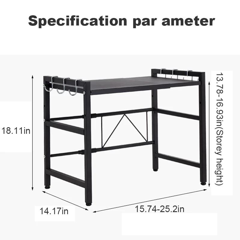 Étagère de rangement pour four à micro-ondes, support de rangement pour micro-ondes, support de rang