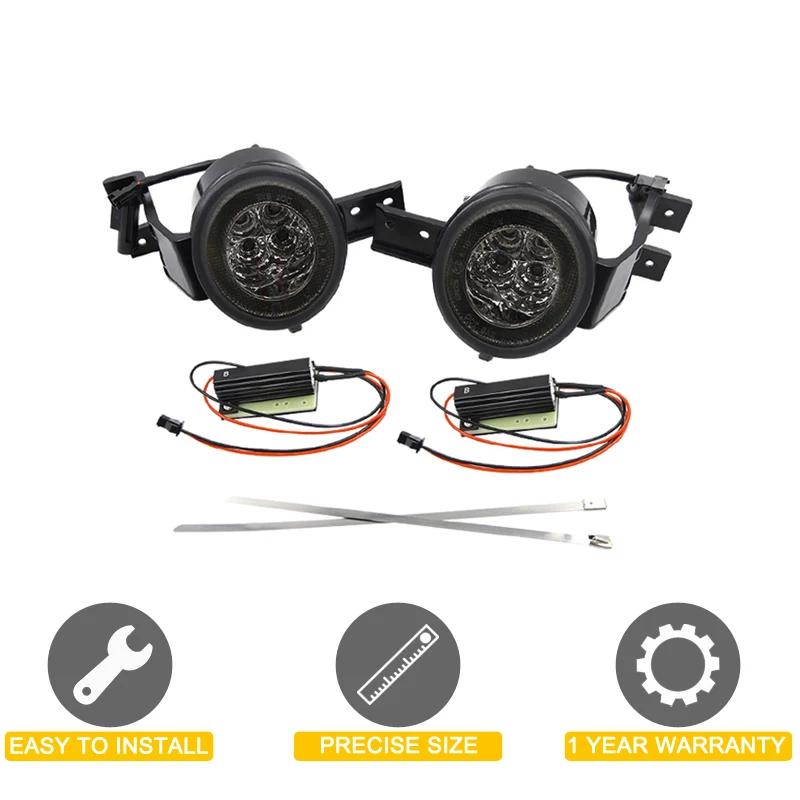 2 pièces lentille claire et fumée LED ambre indicateur blanc DRL lumière de Position pour Mini Coope