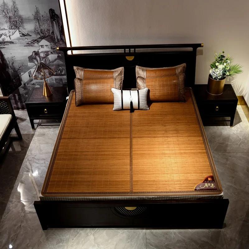 Excellent tapis pliant en bambou, matelas de paille pliable, pour l'été, dortoir d'étudiants, en soi