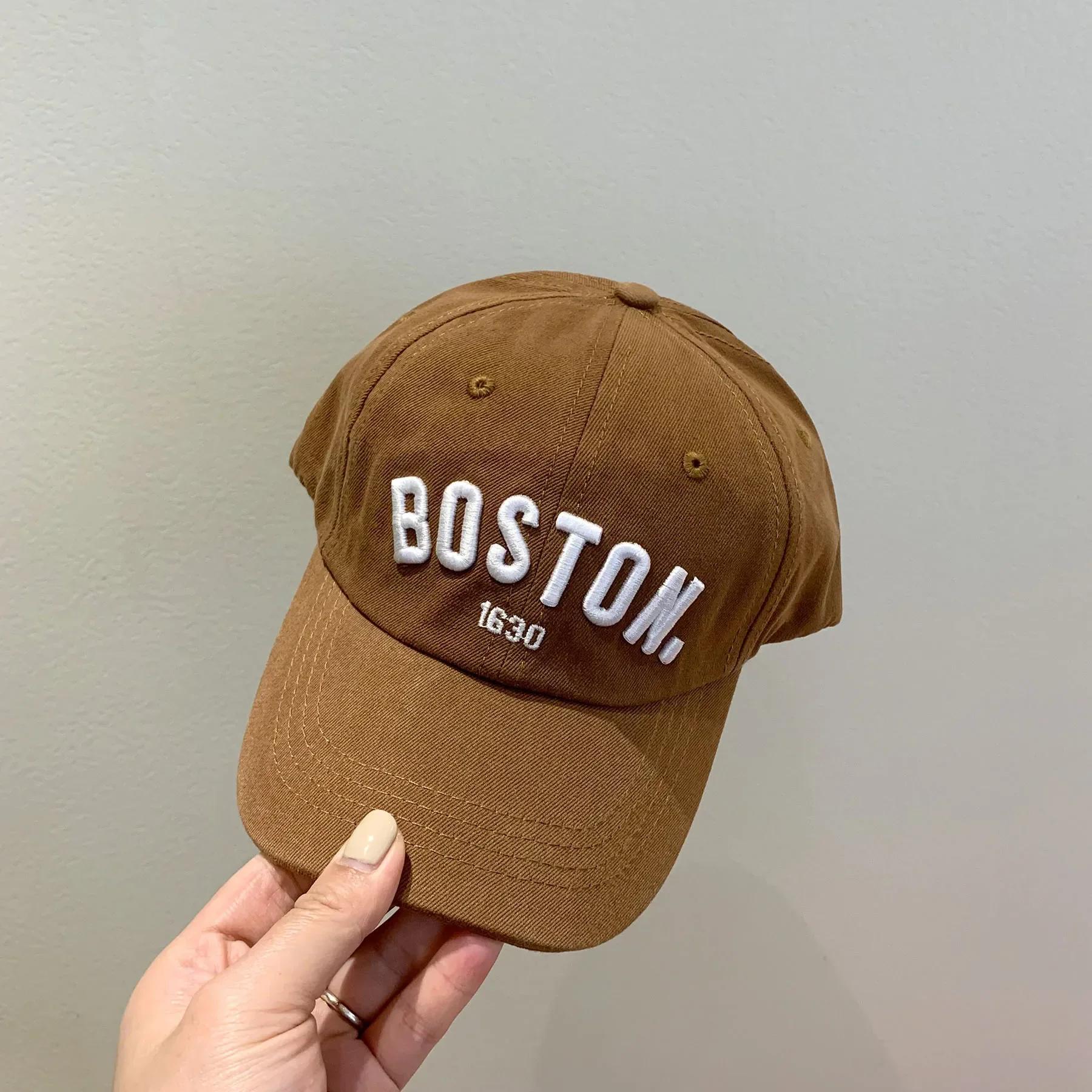 Casquette de Baseball avec lettres solides pour enfants, chapeau de soleil brodé pour filles et garç