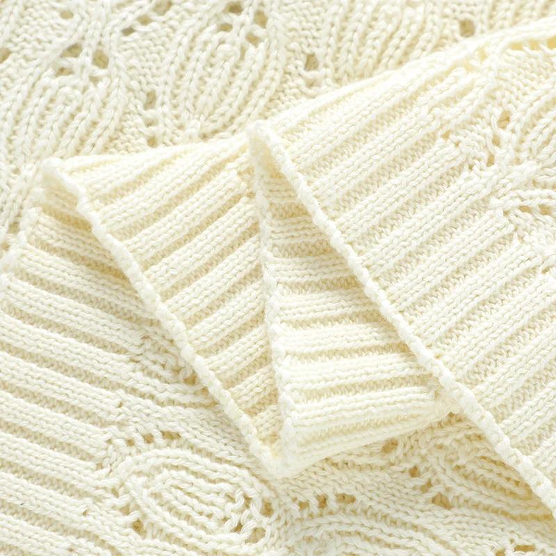 Couverture bébé coton 90x70cm lange d'emmaillotage doux plaid nouveau-né garçon fille literie