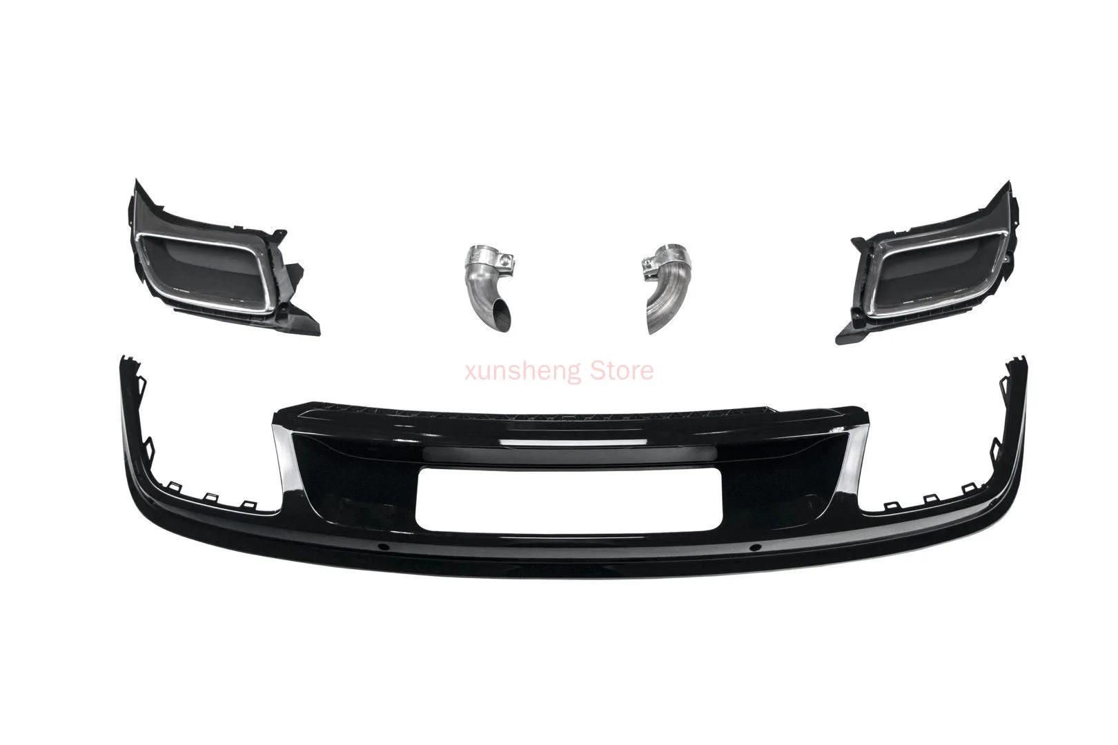 Diffuseur de pare-chocs arrière pour Tiguan, embouts de tube à double accès pour Tiguan 2017, 2018,