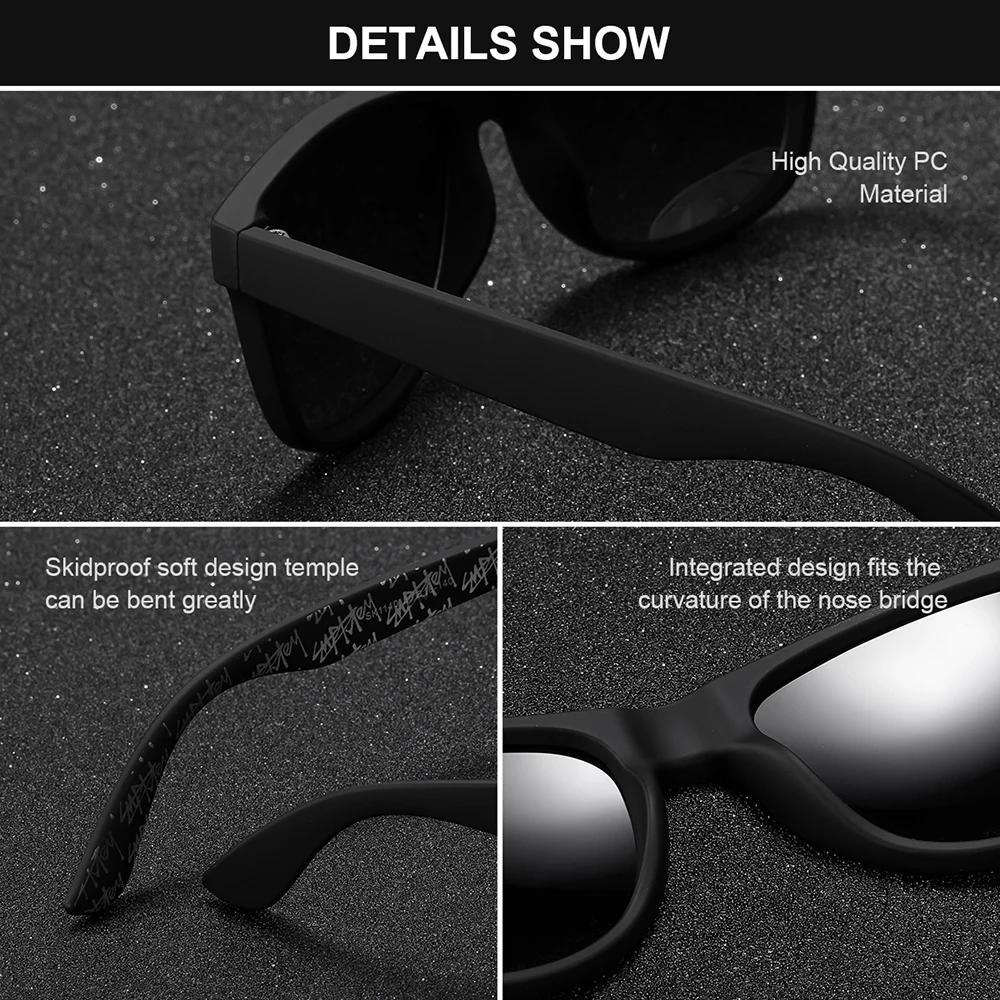 BARCUR-Lunettes de soleil de sport ultra légères pour hommes et femmes, cadre PC de haute qualité, U