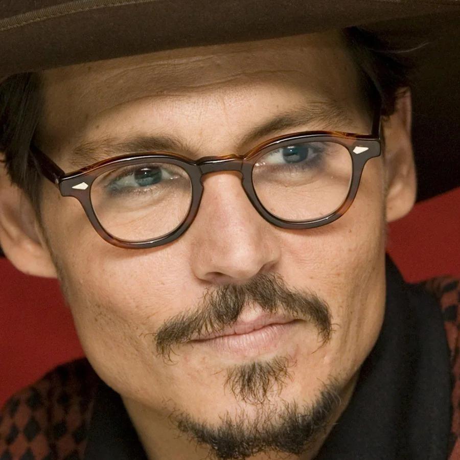 Monture de lunettes optiques pour homme et femme, style Lemtosh, lunettes Johnny Depp, monture en ac
