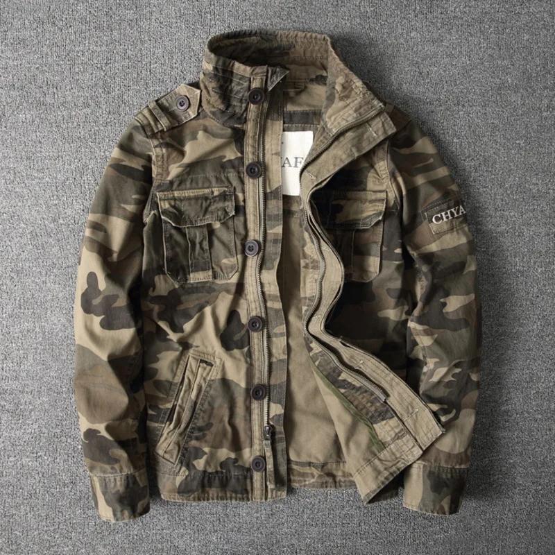 Veste de Camouflage pour hommes, vêtements de sport, coupe-vent épais, manteau de Camouflage militai