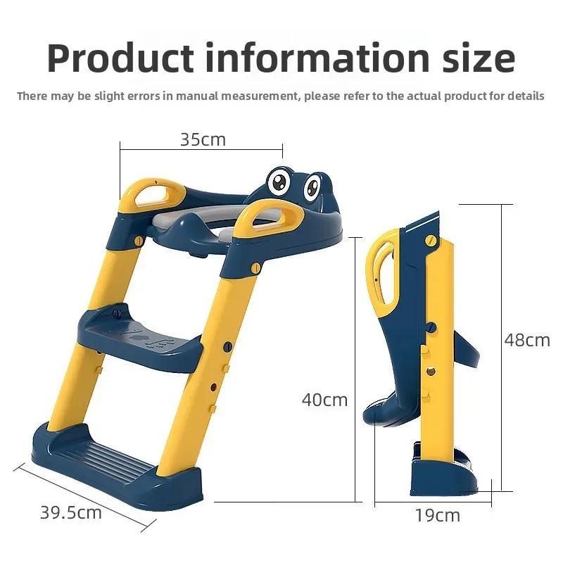 Échelle de toilette auxiliaire pour tout-petits, sécurité pour enfants, siège de toilette confortabl