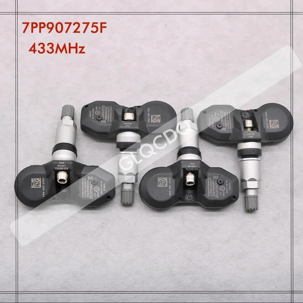 Capteur de pression des pneus de voiture, 4 pièces, TPMS 7PP 907275 F pour audi A4 B7 B8 A6 C6 A8 D4