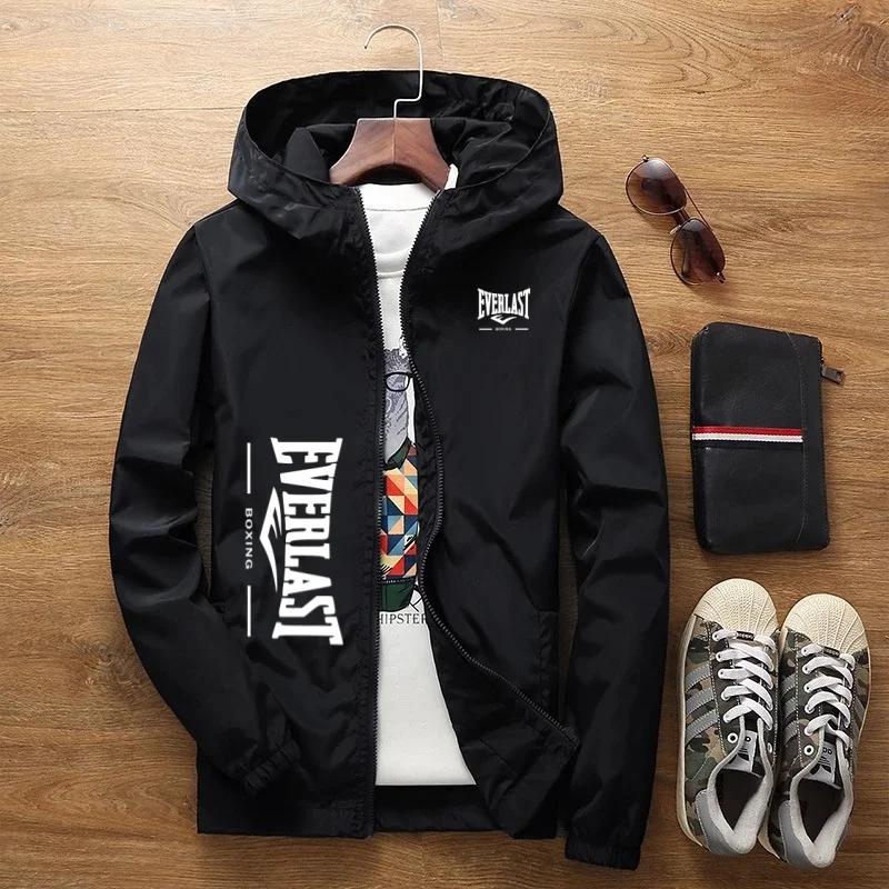 Veste à capuche zippée coupe-vent pour homme 2026 – Tenue décontractée et sportive pour le streetwea
