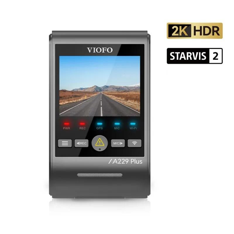 VIOFO A229 PLUS voiture Dvr 2K HDR enregistreur vidéo 5GHZ WI-FI GPS commande vocale caméra de table