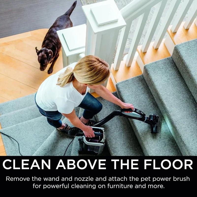 Aspirateur vertical TruePet élévateur alimenté par rotateur avec filtre HEPA, grande capacité de la