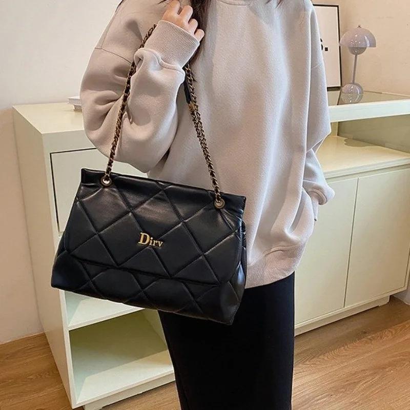 Sac bandoulière carré vintage en cuir pour femme, sac à main de créateur, sac fourre-tout classique,