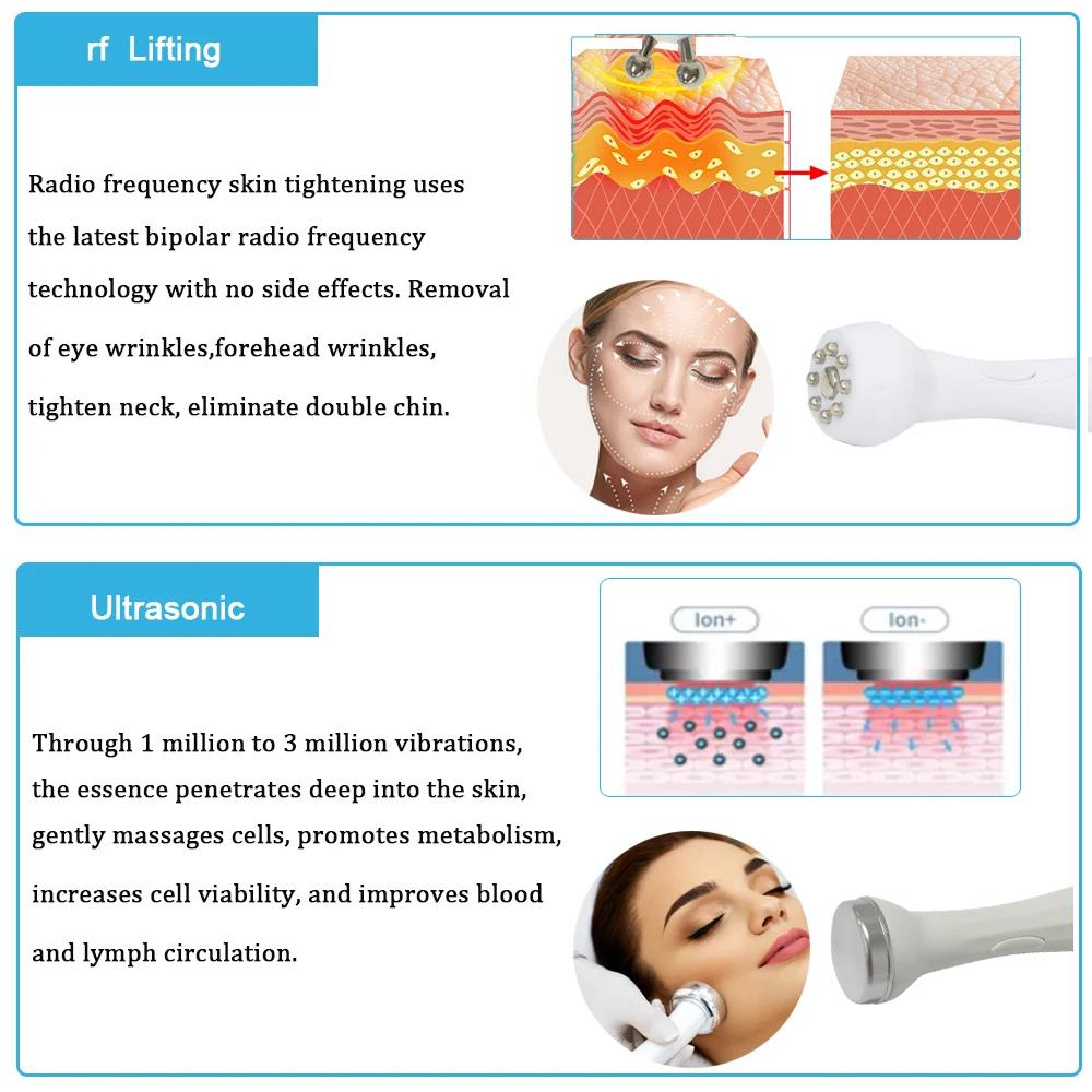 Machine faciale dermabrasion à l'eau 7 en 1, nettoyage en profondeur, soins de la peau, raffermissem