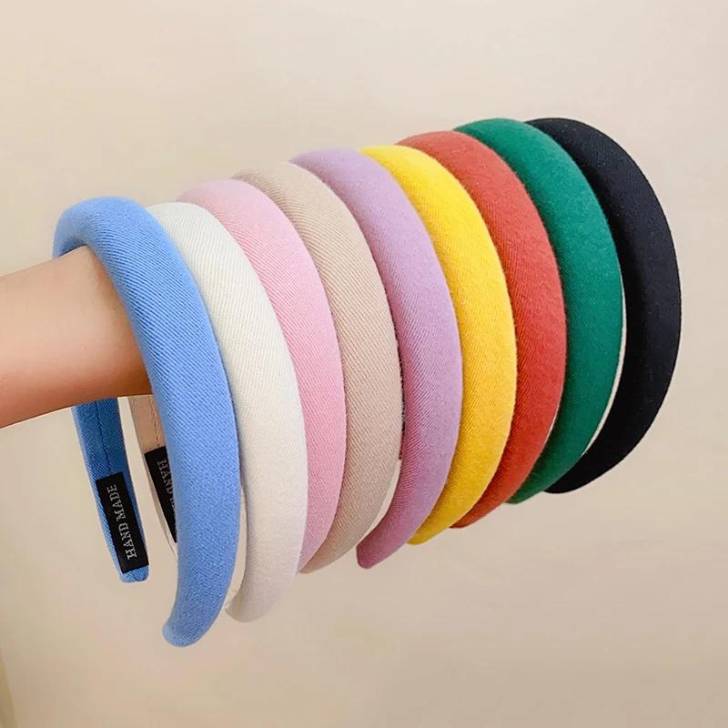 Nouveaux Bandeaux en Lin Colorés pour Femmes et Filles – Accessoires de Mode pour Cheveux, Serre-têt