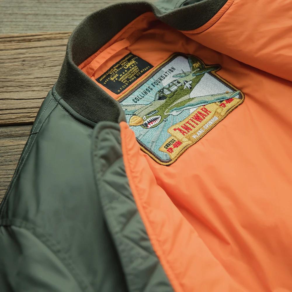 Maden MA1 pilote coton veste épaissie veste de Baseball chaud rembourrage vol manteau hiver marque v