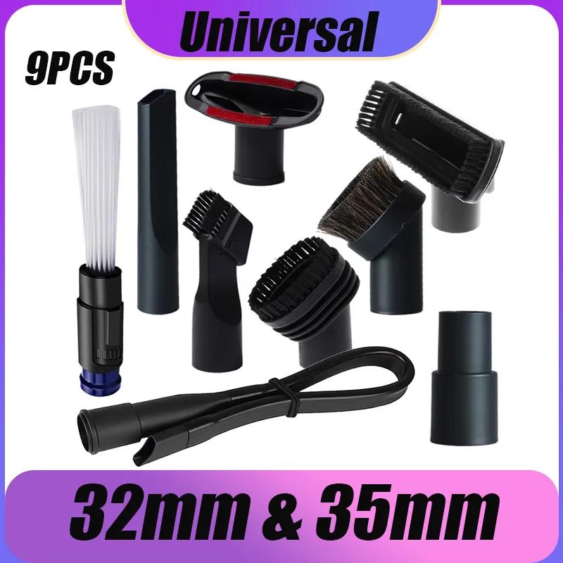 Buse de brosse d'aspirateur universelle 32 et 35mm, outil de nettoyage de tête de brosse, longue têt