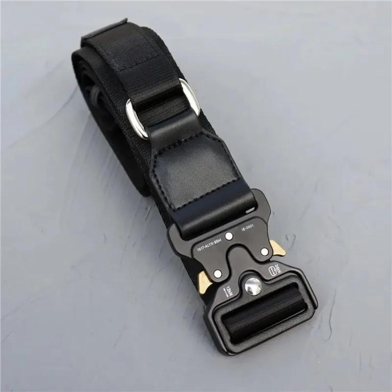 Nouvelle ceinture ALYX Paris 2025 pour homme et femme, boucle avec logo gravé au laser, ceintures 10