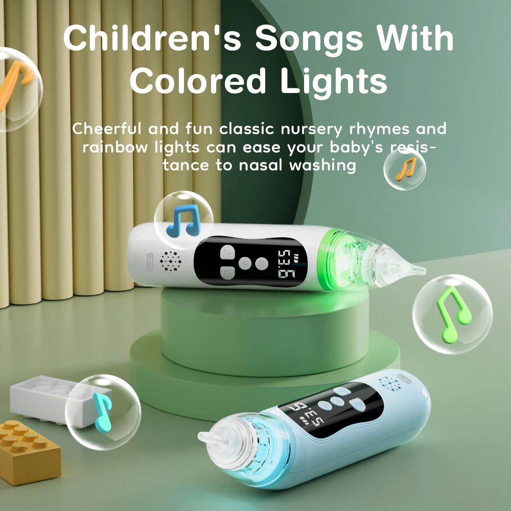 Aspirateur nasal électrique MAMIJOY pour bébé - 6 modes aspiration musique apaisante U94