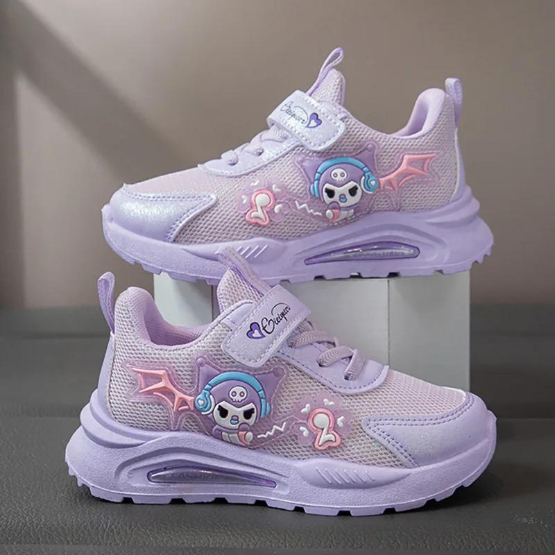 Chaussures de sport filles Sanrio 2026 Kuromi Hello Kitty - Confort extérieur voyage course printemps automne