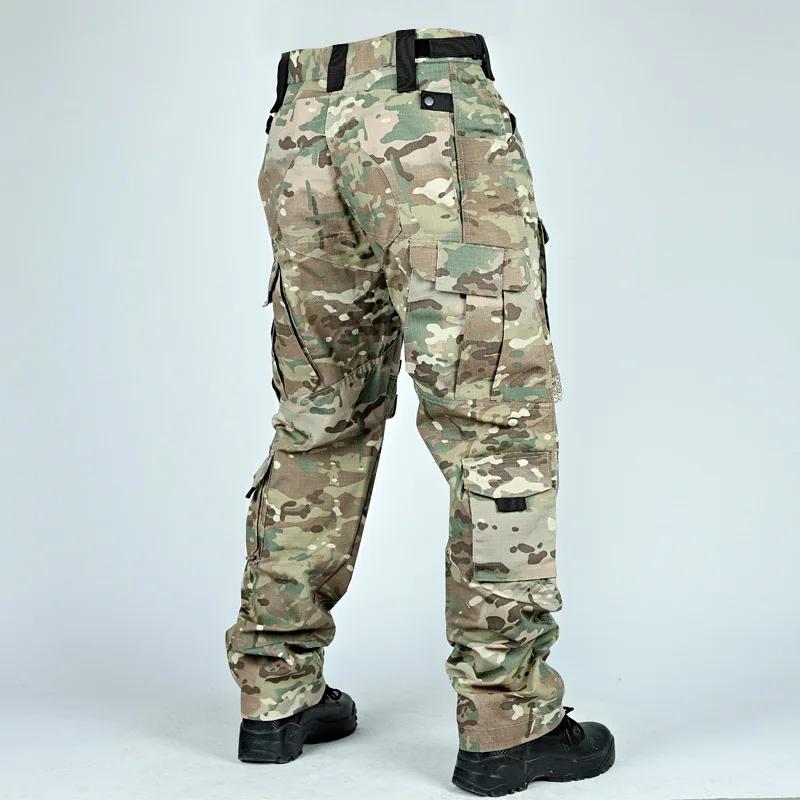 Combinaisons tactiques vêtements de travail pantalons hommes camouflage militaire résistant à l'usur