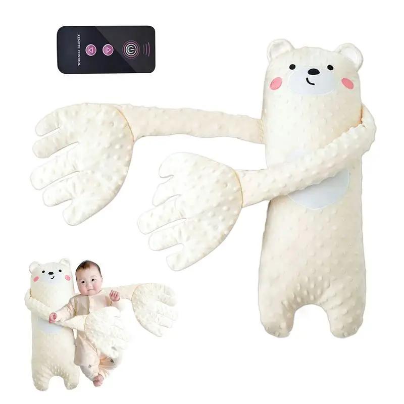 Jouet électrique de sommeil pour bébé, télécommande de 65cm, poupées apaisantes en peluche en forme