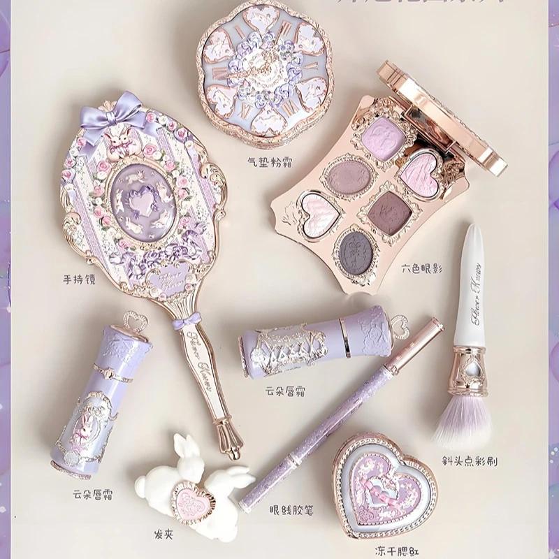 Coffret cadeau complet Flower Knows Bonny Garden Series : palette de fards à paupières et blush, bau