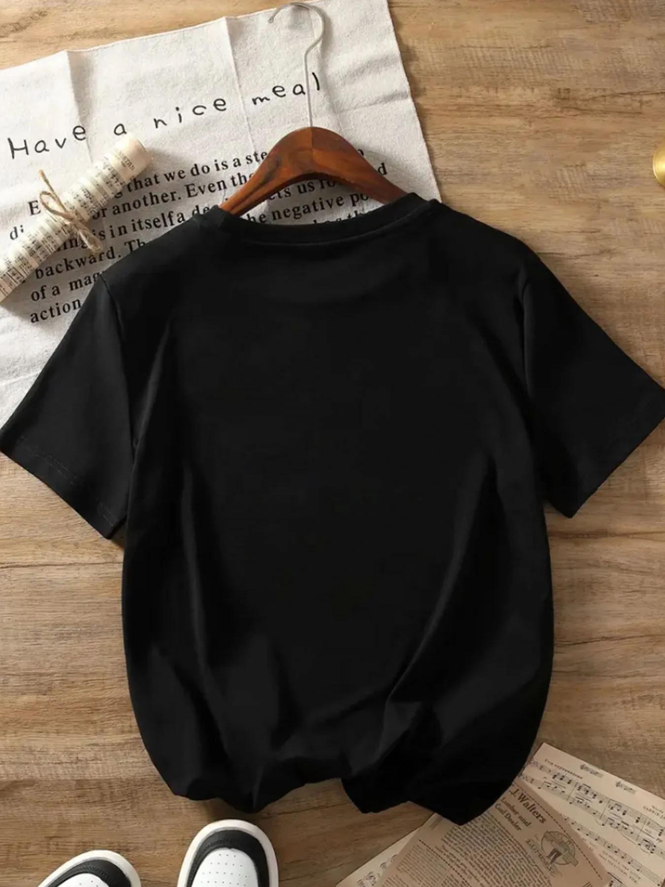 T-shirt imprimé drapeau du Venezuela, haut décontracté à col rond et manches courtes, confortable, l