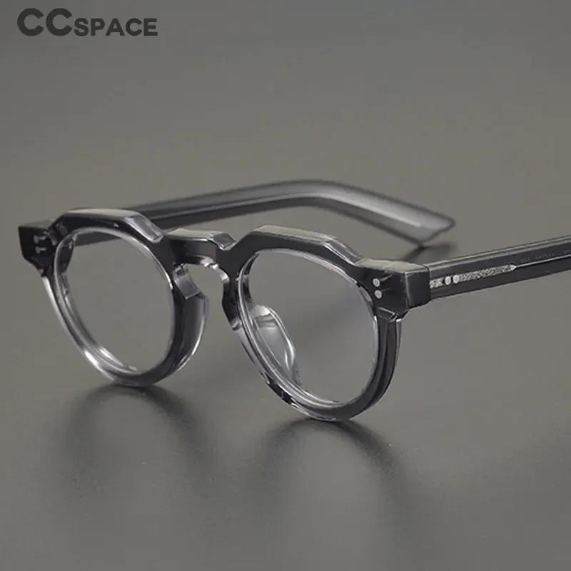 Lunettes rondes Vintage en acétate de haute qualité pour hommes et femmes, monture de Prescription o