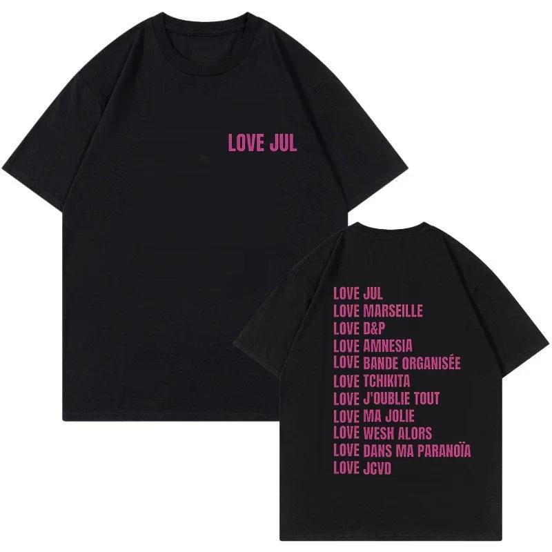 2025 offre spéciale amour Jul Harajuku t-shirts hommes femmes Pop musique T-shirt mode t-shirts occa