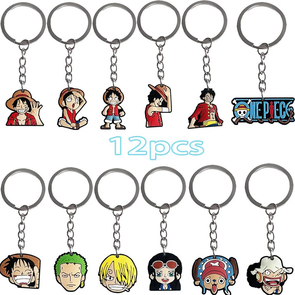 Assiettes de fête d'anniversaire One Piece, bannière suspendue, décoration de gâteau, ballons One Pi