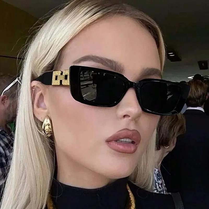 Lunettes de soleil carrées classiques pour hommes et femmes, lunettes de soleil miroir à petit cadre