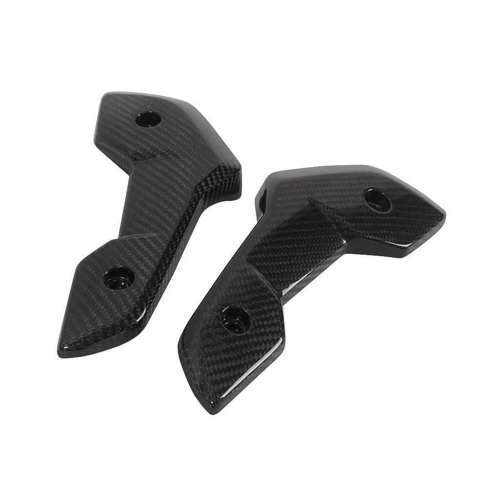 Couvercles de protection latéraux de radiateur en Fiber de carbone, pour Triumph Trident 660 2021 20