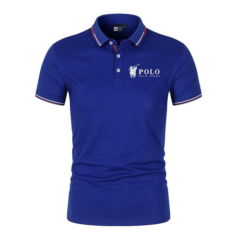 Polo d'été premium pour homme, séchage rapide, respirant, décontracté, mode business, sport, manches