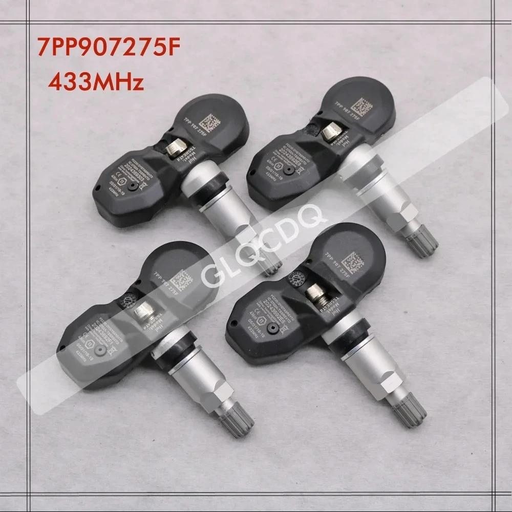 Capteur de pression des pneus de voiture, 4 pièces, TPMS 7PP 907275 F pour audi A4 B7 B8 A6 C6 A8 D4
