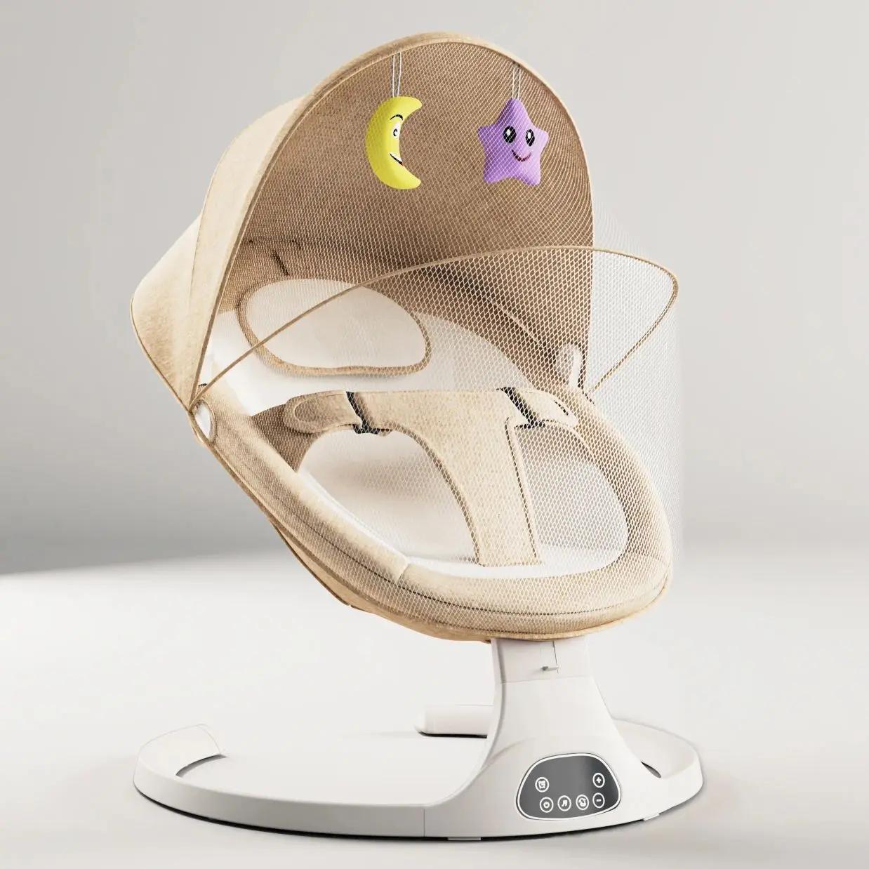 Baby Rocking Chair Baby Bed Cribs Swing Multifunctional Electric Baby Rocking Chair With Remote Cont