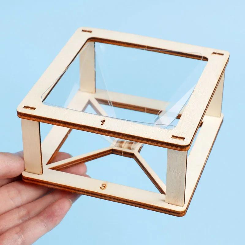 Kit de modèle de Projection holographique 3D DIY, jouet de construction scientifique et éducatif pou
