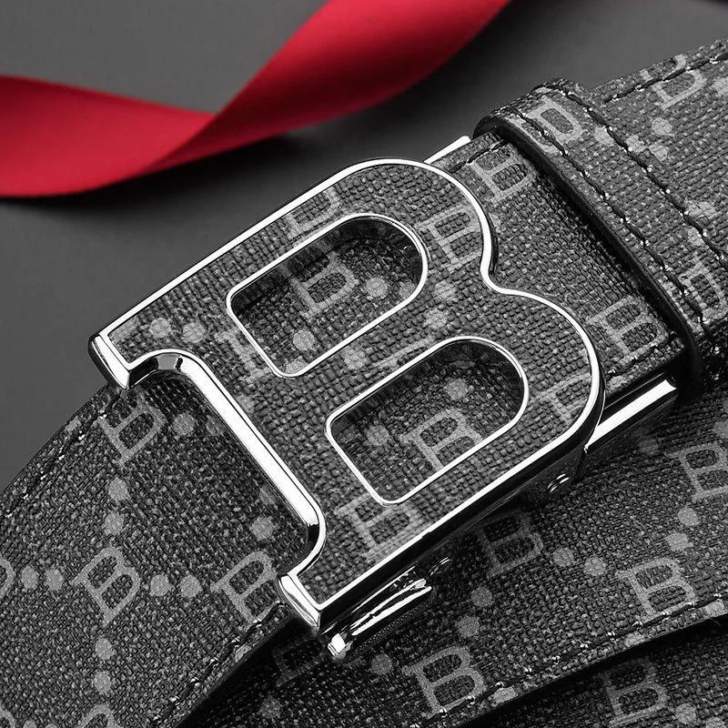 Nouvelle marque de luxe hommes ceinture mode affaires alliage aiguille boucle hommes ceinture boucle