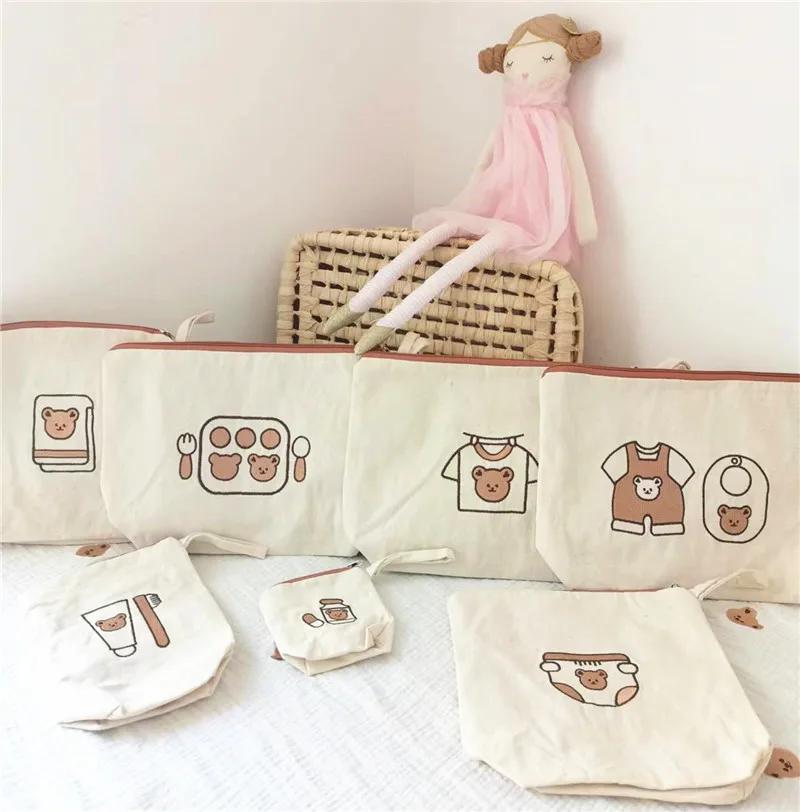 Sac rangement étanche couches bébé 7 pièces - Organisateur vêtements enfants maternelle toilette