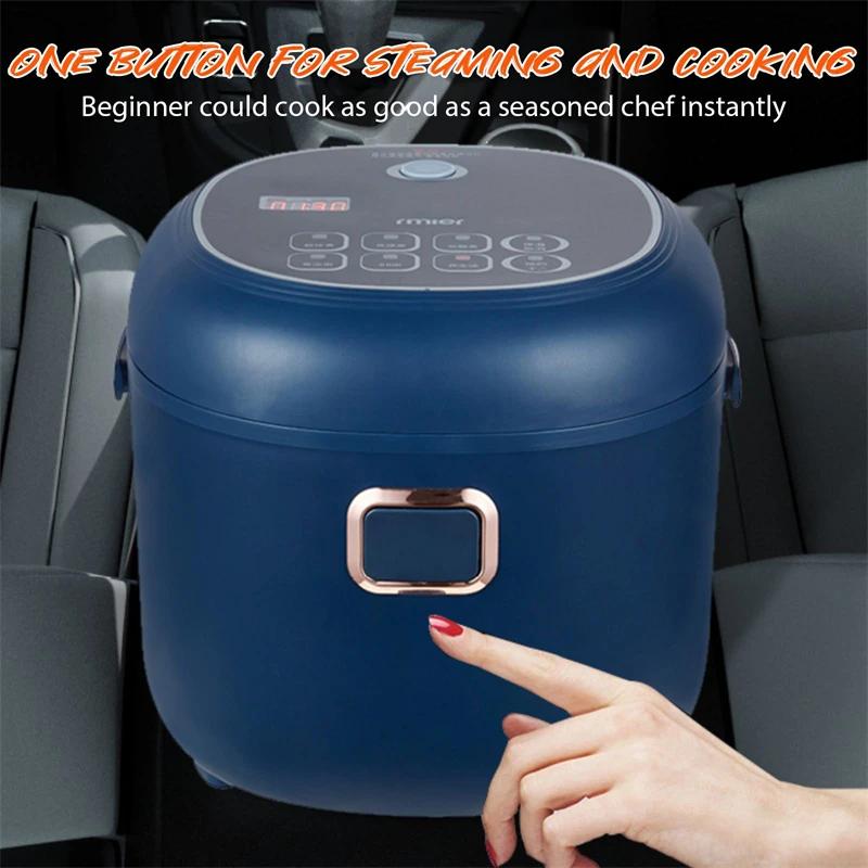Cuiseur à riz chauffant pour aliments pour bébés, 2l, 200W, 12V, 24V, 220V, cuisson du riz, bouillie