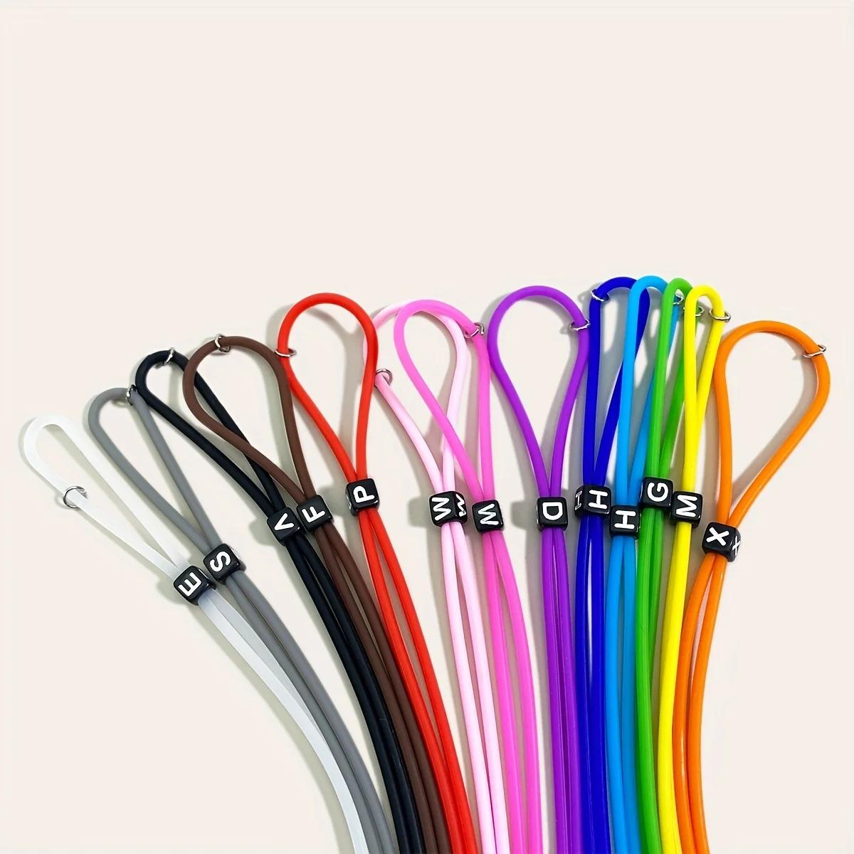 Retenue de lunettes de sport en Silicone, couleur bonbon, pour femmes et hommes, sangles de lunettes