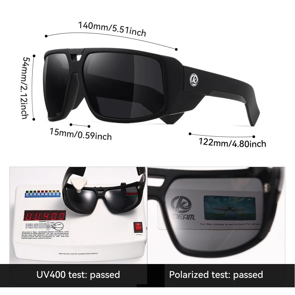 KDEAM Muscle Car Styling et performances sérieuses lunettes de soleil polarisées pour hommes lunette
