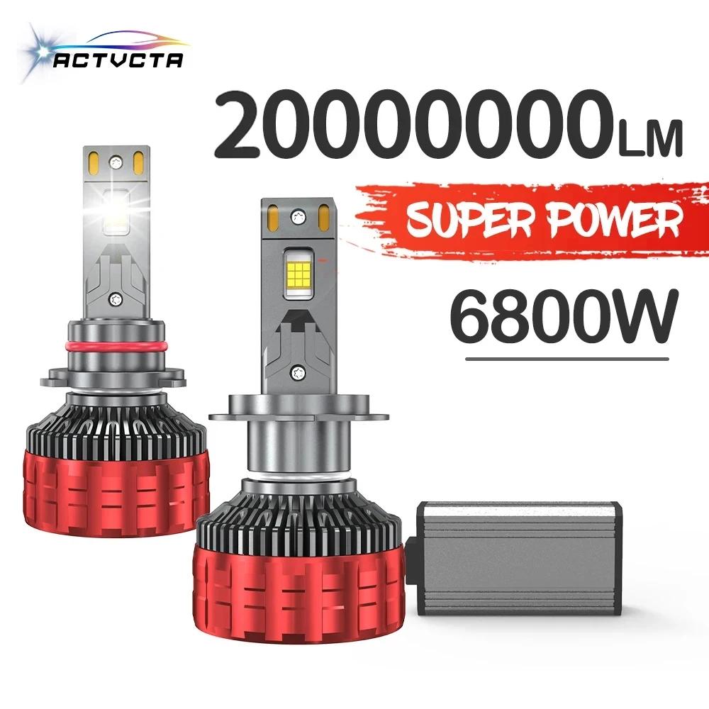 ACTVTCA 6800W H4 H7 LED Canbus H11 H1 H3 9005 HB3 9006 HB4 H8 H9 9012 9007 9008 H13 phares LED ampou