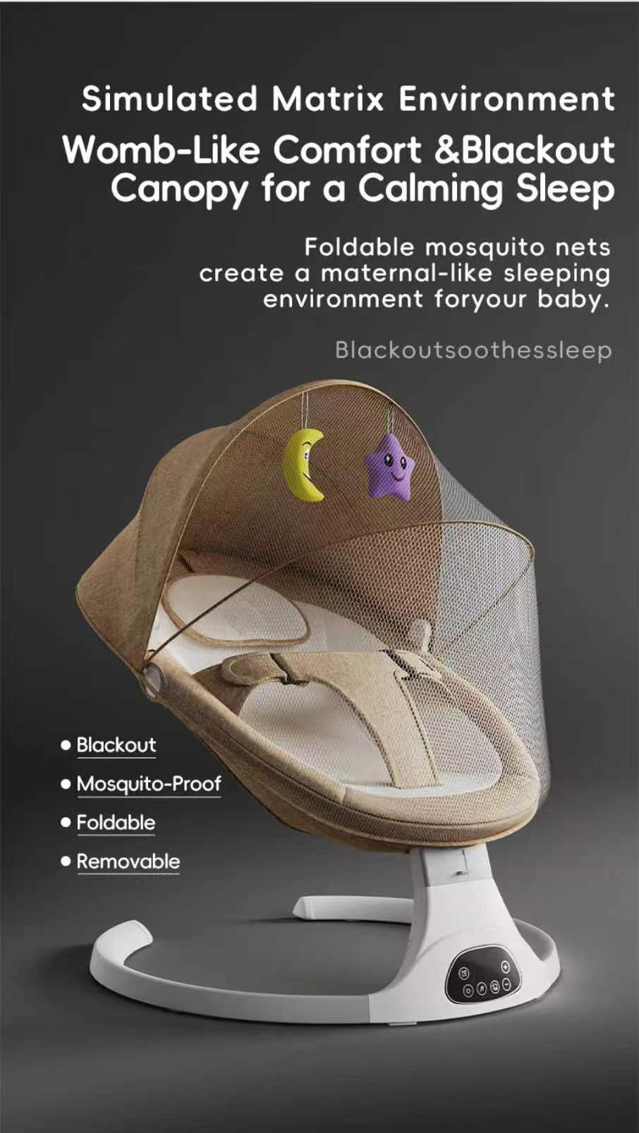 Baby Electric Swing Electric Baby Rocker Bouncer Rocking Chair Auto Soothing Newborn Swing Infant Ro