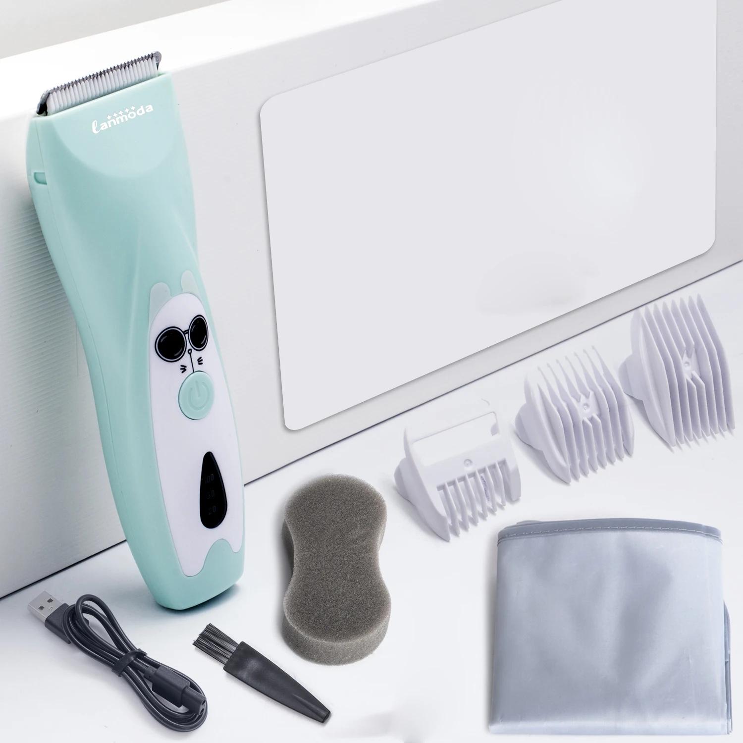 Tondeuse à cheveux pour bébé, silencieuse, électrique, rechargeable, tondeuse pour enfants, rasoir p