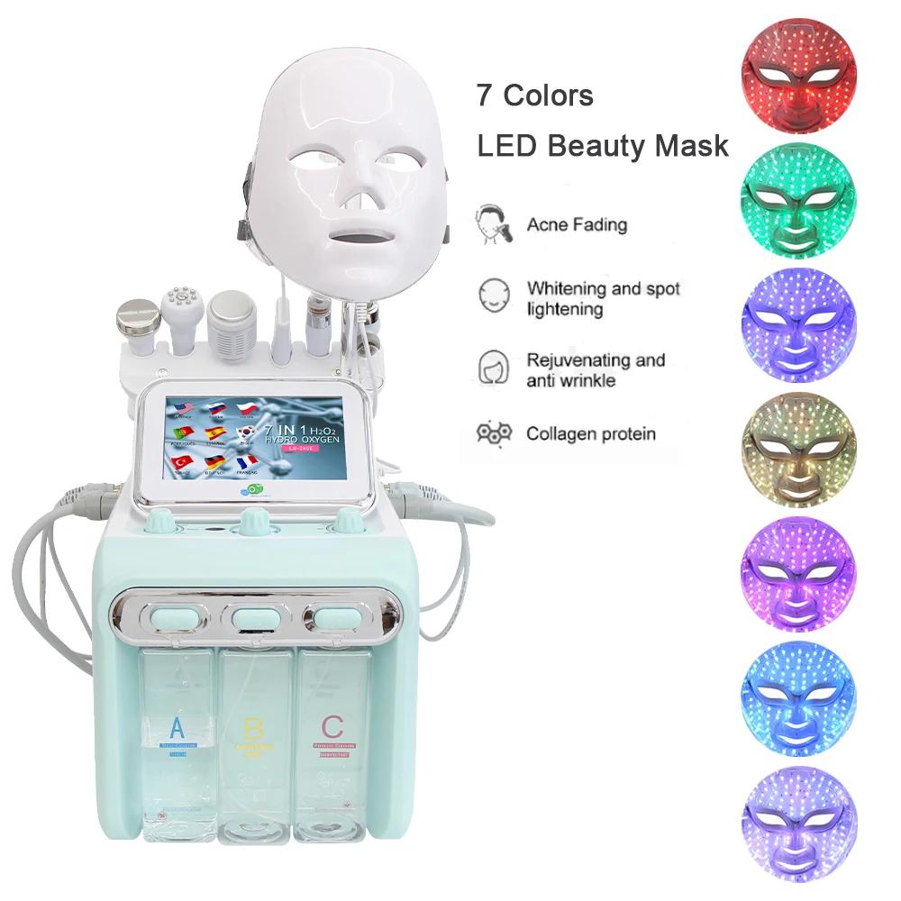 Machine faciale dermabrasion à l'eau 7 en 1, nettoyage en profondeur, soins de la peau, raffermissem