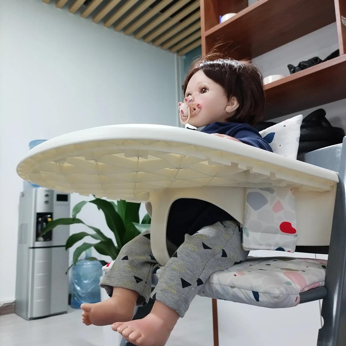 Plateau de siège de bébé pour chaise haute Stokke Tripp Trapp, utilisé comme assiette de collation o