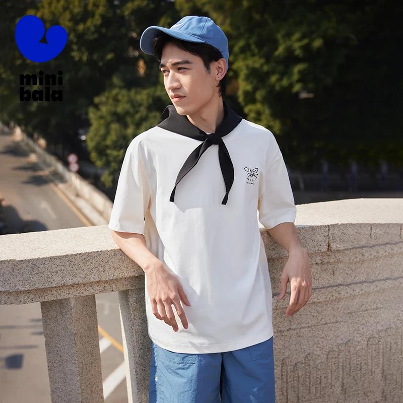 T-shirt à manches courtes Mini Bala pour enfants, haut décontracté, carillon, cool, anti-favorable,