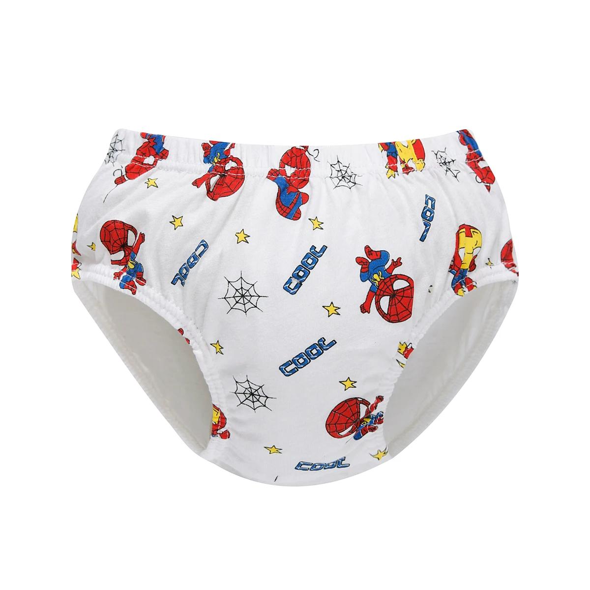 Sous-vêtements en coton pour garçons, boîte exquise, 5 pièces, slips confortables et respirants, cul